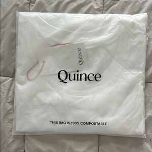 Quince NWT Cotton Modal Relaxed Long Sleeve Tee -size LARGE